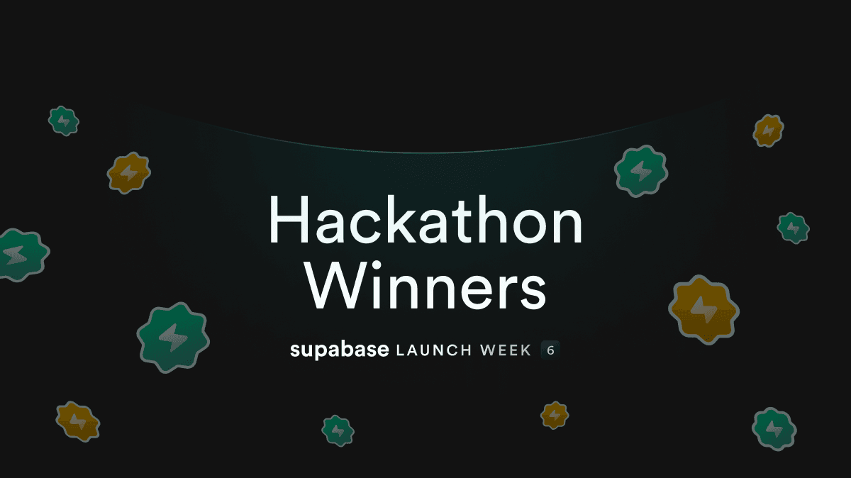 Launch Week 6 Hackathon Winners thumbnail